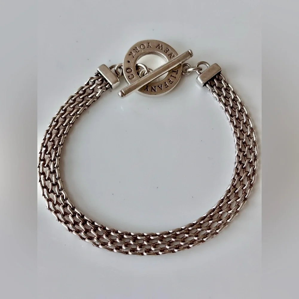 Tiffany & Co. Somerset Toggle Bracelet
Sterling Silver 925. Size 7" - Picture 2 of 9